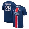 Maillot de Supporter Paris Saint-Germain Bradley Barcola 29 Domicile 2024-25 Pour Homme